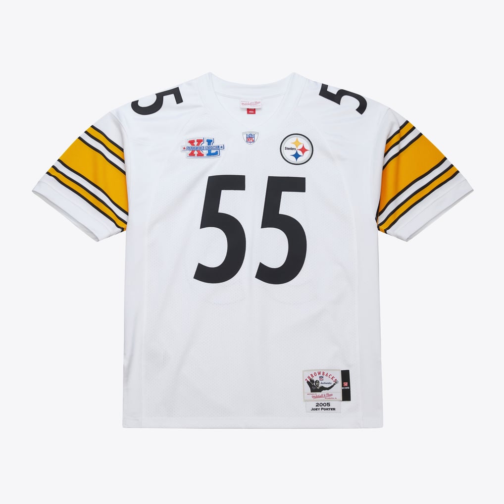 Joey Porter Pittsburgh Steelers 2005 White Jersey