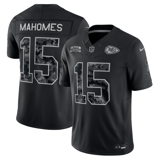 Kansas City Chiefs Jersey 2026 Salute to Service Stitched Limited Jersey - Black