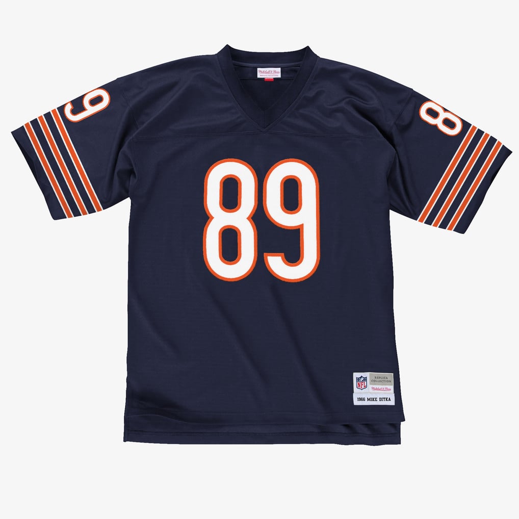 Mike Ditka Chicago Bears 1966 Navy Legacy Player Jersey