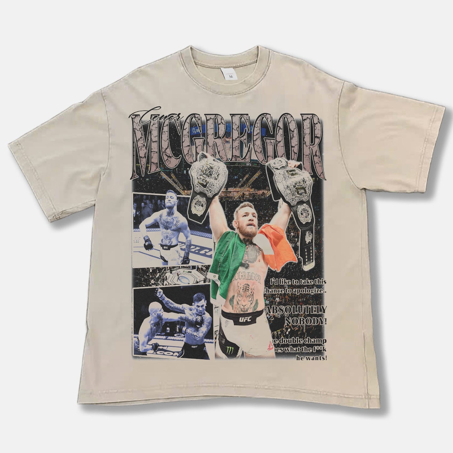 Conor McGregor Font Graphic Tee