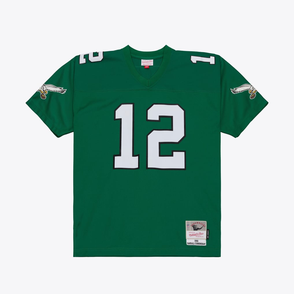 Randall Cunningham Philadelphia Eagles 1990 Kelly Green Legacy Jersey