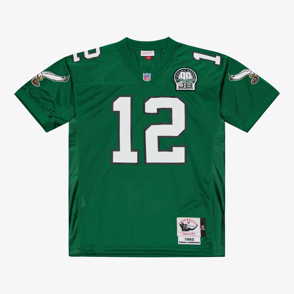 Randall Cunningham Philadelphia Eagles 1992 Kelly Green Jersey