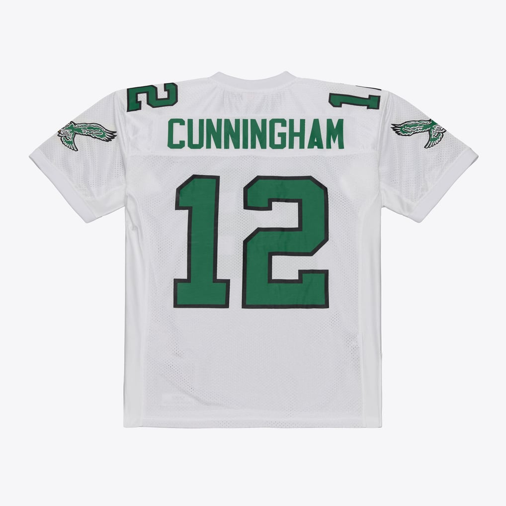 Randall Cunningham Philadelphia Eagles White Jersey