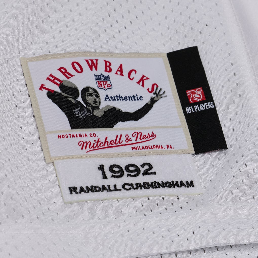 Randall Cunningham Philadelphia Eagles White Jersey