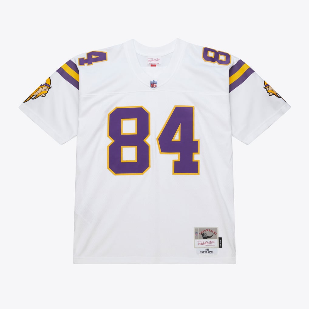 Randy Moss Minnesota Vikings 1998 White Legacy Player Jersey