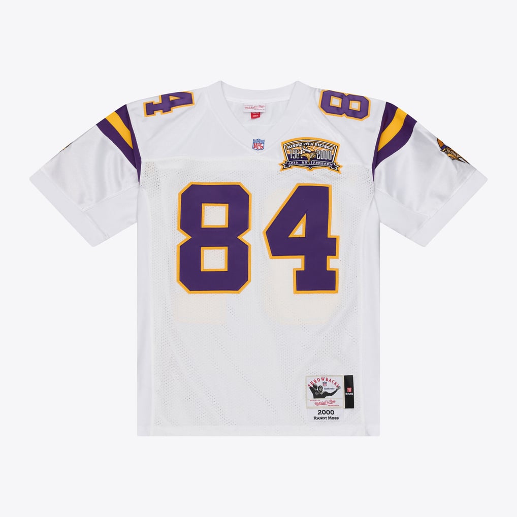 Randy Moss Minnesota Vikings White 2000 Jersey