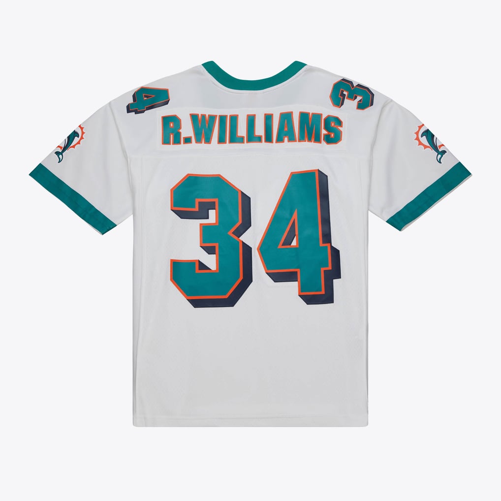 Ricky Williams Miami Dolphins White 2002 Legacy Jersey