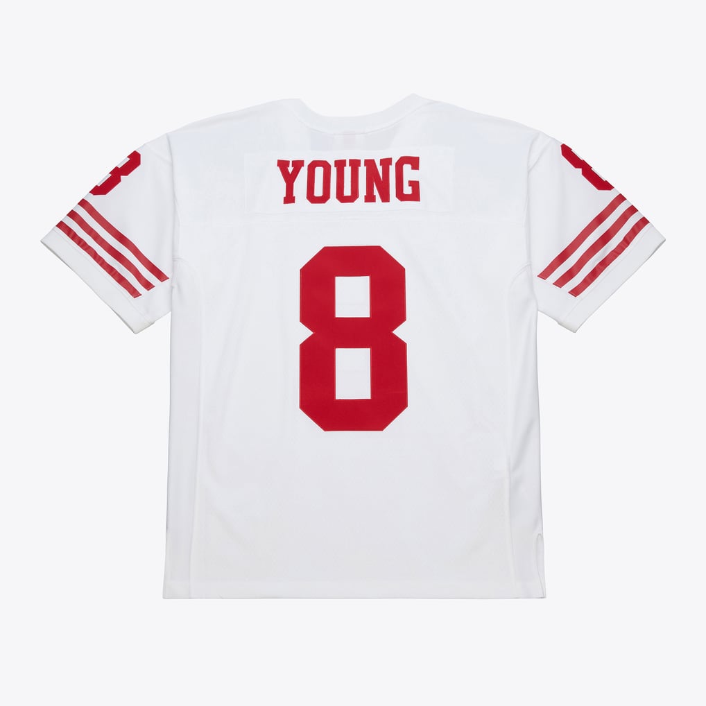 Steve Young San Francisco 49ers 1994 White Legacy Jersey