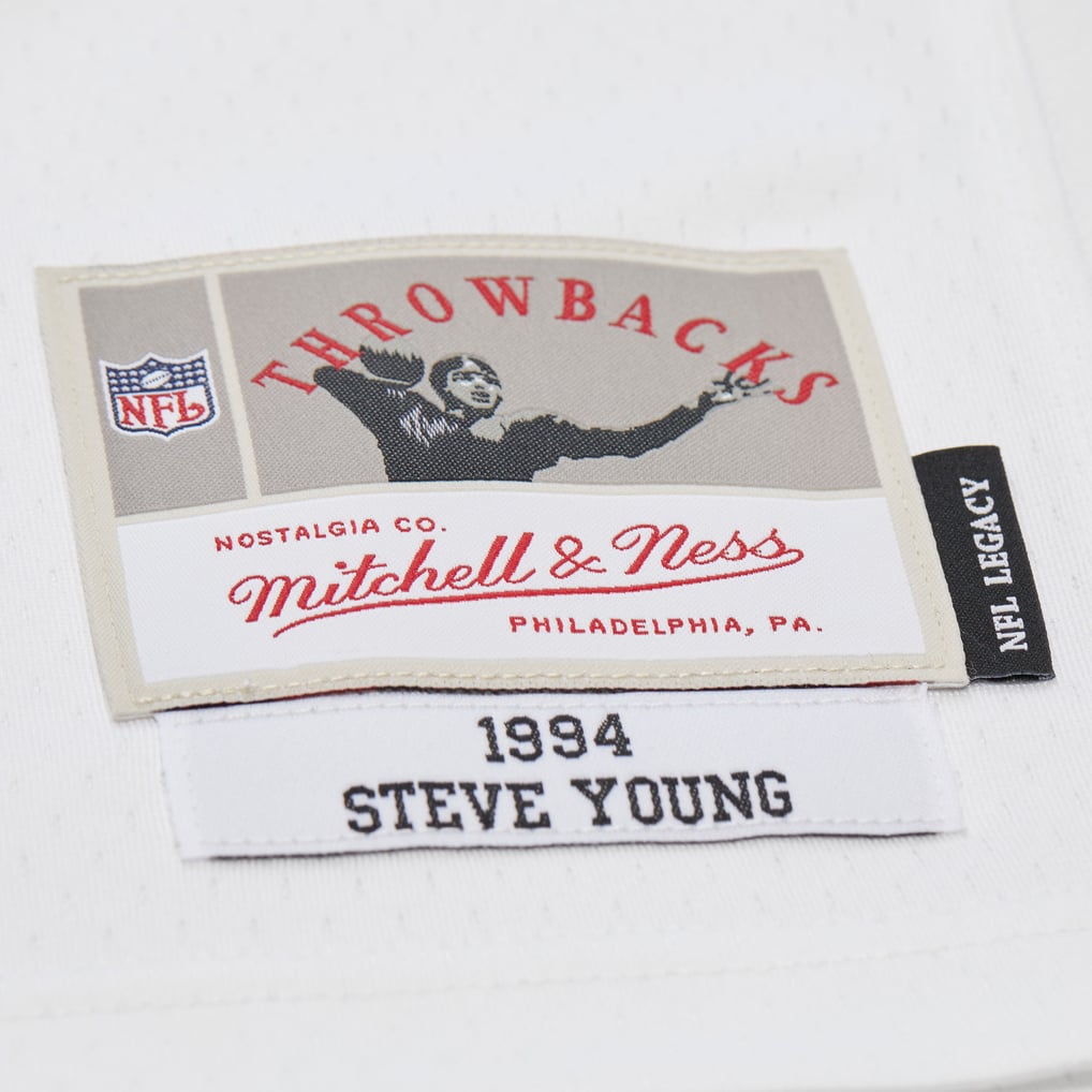 Steve Young San Francisco 49ers 1994 White Legacy Jersey
