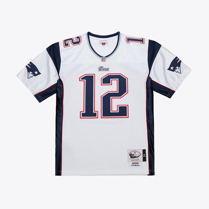 Tom Brady New England Patriots White 2000 Jersey