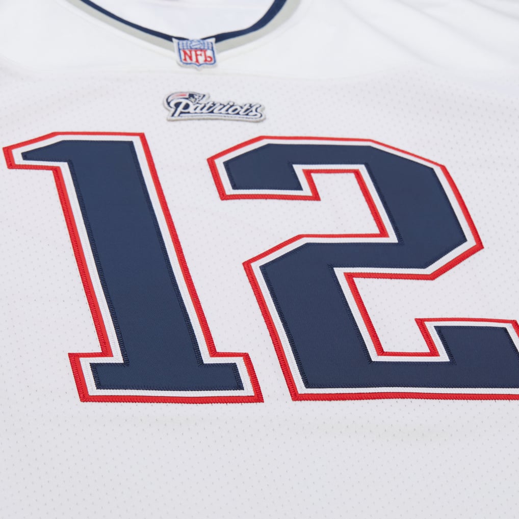 Tom Brady New England Patriots White 2000 Jersey