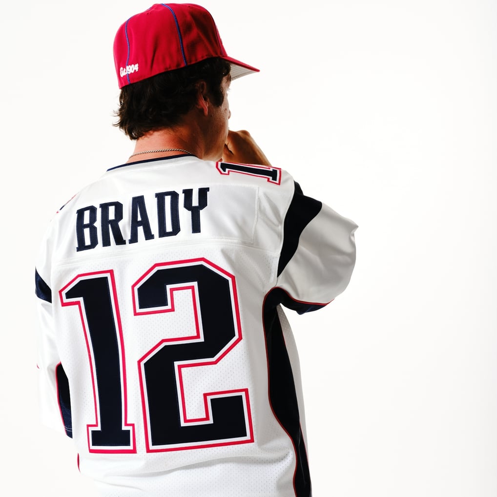 Tom Brady New England Patriots White 2000 Jersey