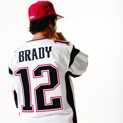 Tom Brady New England Patriots White 2000 Jersey
