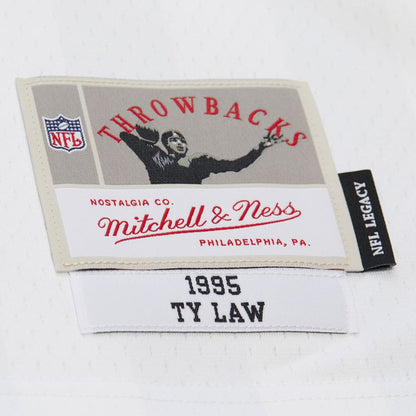 Ty Law New England Patriots 1995 White Legacy Player Jersey